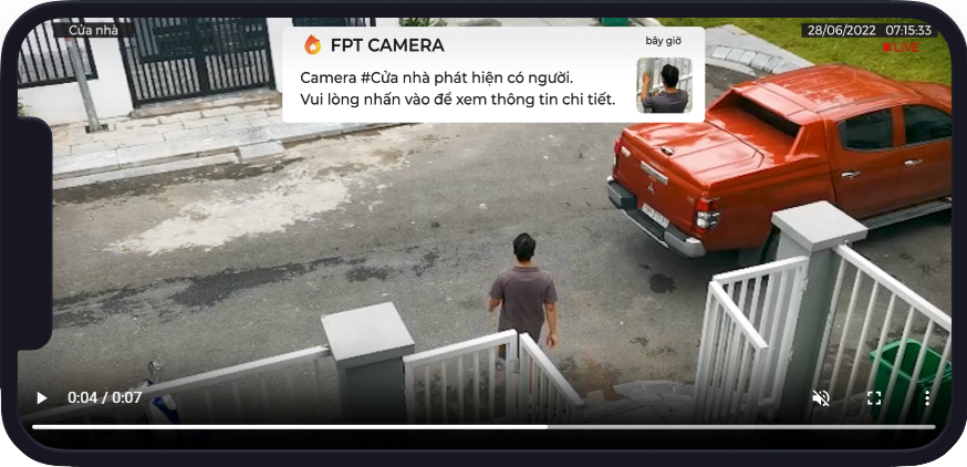Phát hiện có người