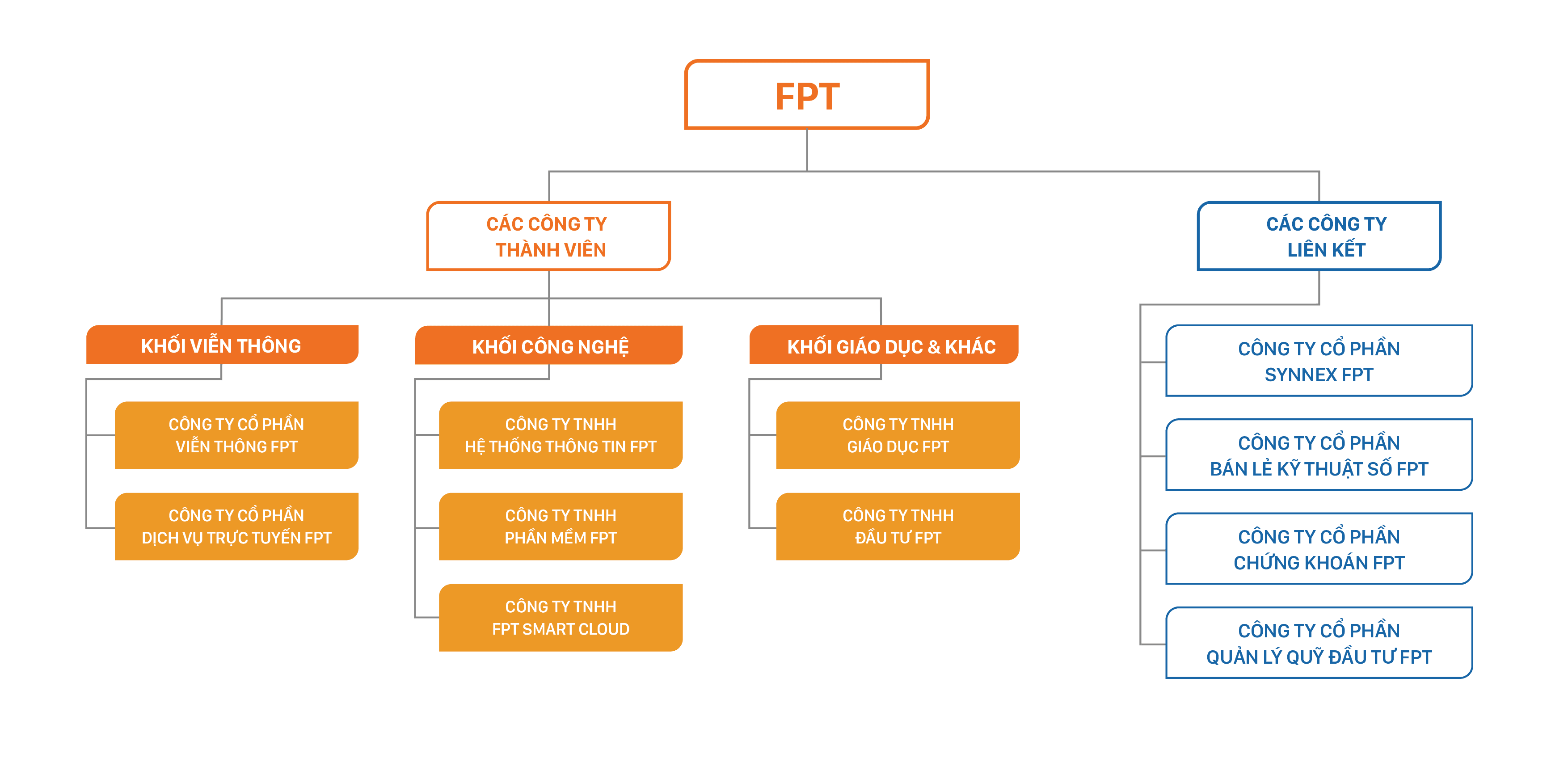 Công ty thành viên trực thuộc Tập đoàn FPT