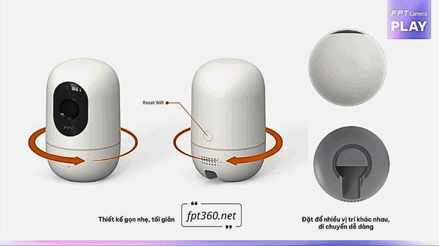 FPT Camera Play Thiết Kế Gọn Nhẹ, Tối Giản