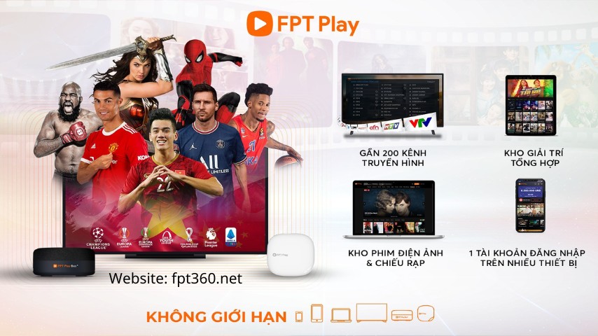 Giải trí toàn diện trên FPT Play Box