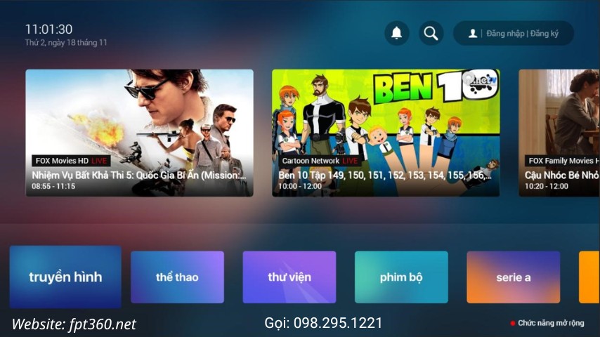 Xem Truyền Hình FPT Play Tivi