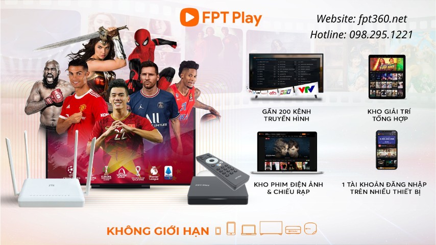 Ưu điểm khi lắp đặt trọn gói Combo Internet và Truyền hình FPT Play