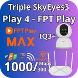 Gói cước Camera FPT Triple SkyEyes3 Play 4 - FPT Play App